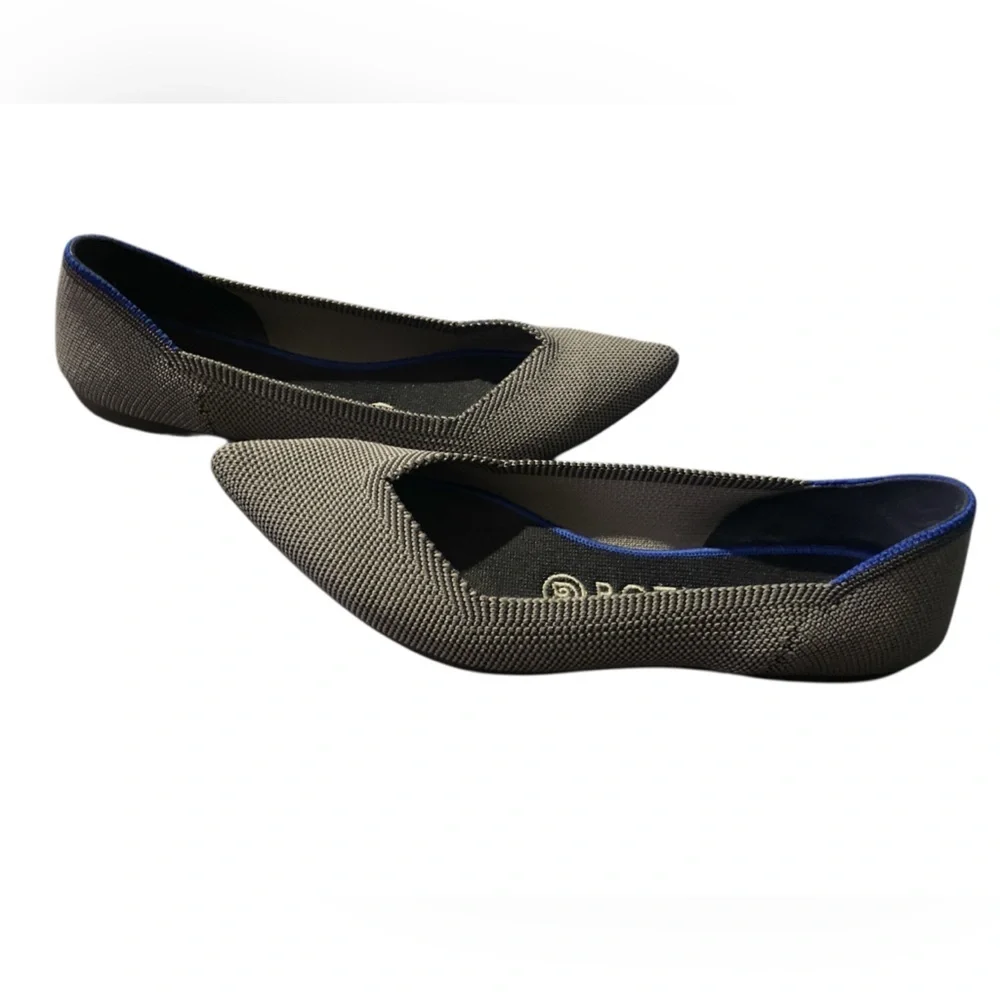 Rothy's The Point Pebble Gray - Picture 2 of 3